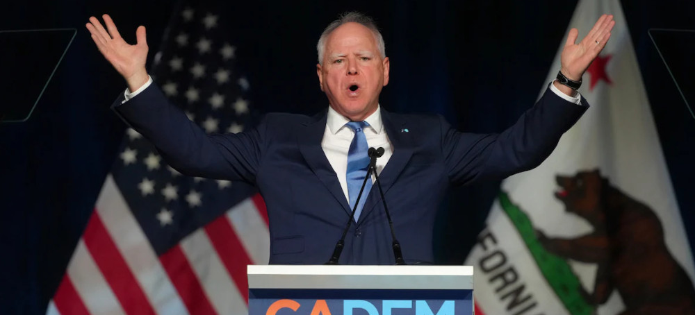 Democratic Party Must Change to Avoid Becoming ‘Roadkill,’ Warns Tim Walz