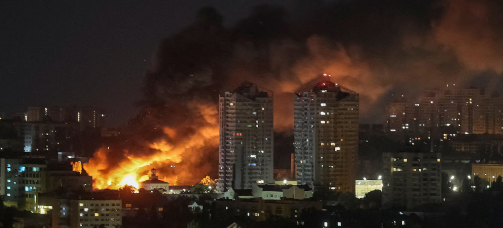 Russia Pounds Ukrainian Civilian Targets in Retaliation for Drone Strike