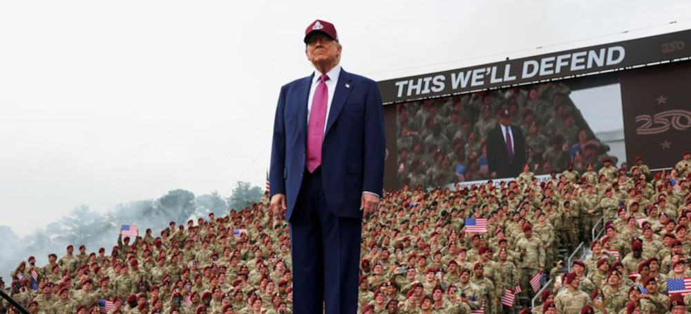 Bragg Soldiers Who Cheered Trump Were Vetted in Advance