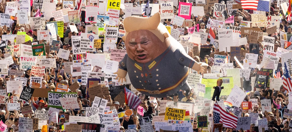 ‘No Kings’: Millions to Protest Trump’s ‘dictator-style Birthday Parade’