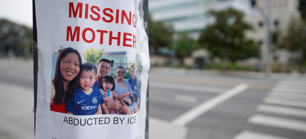 ‘Abducted by Ice’: The Haunting Missing-Person Posters Plastered Across LA