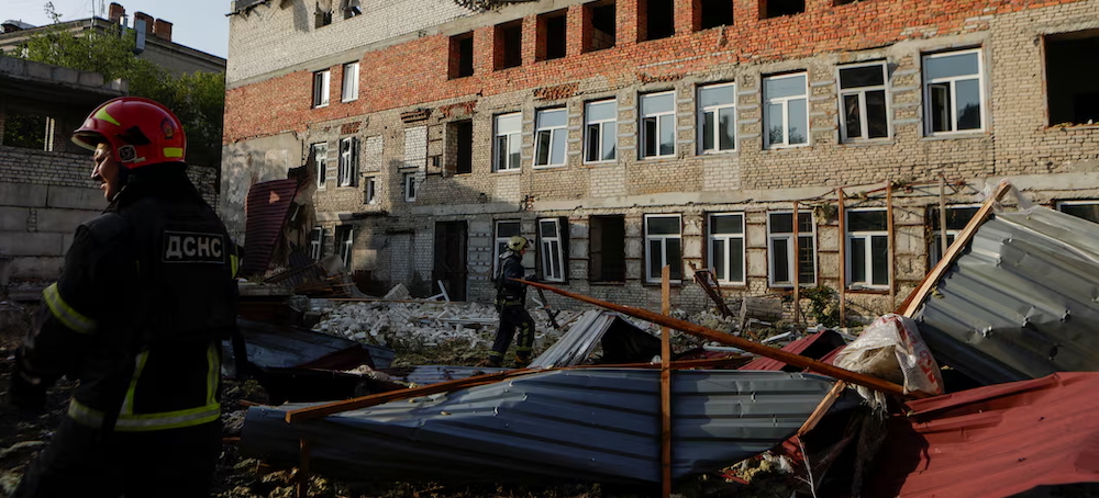Russian Attack on Kharkiv Damages Maternity Hospital, Sending Patients Fleeing