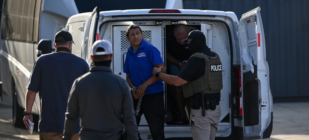 ICE Shift in Tactics Leads to Soaring Number of At-Large Arrests, Data ...