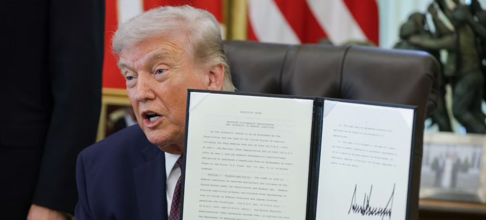 Nearly Two Dozen Democratic States Hit Trump With Elections Lawsuit