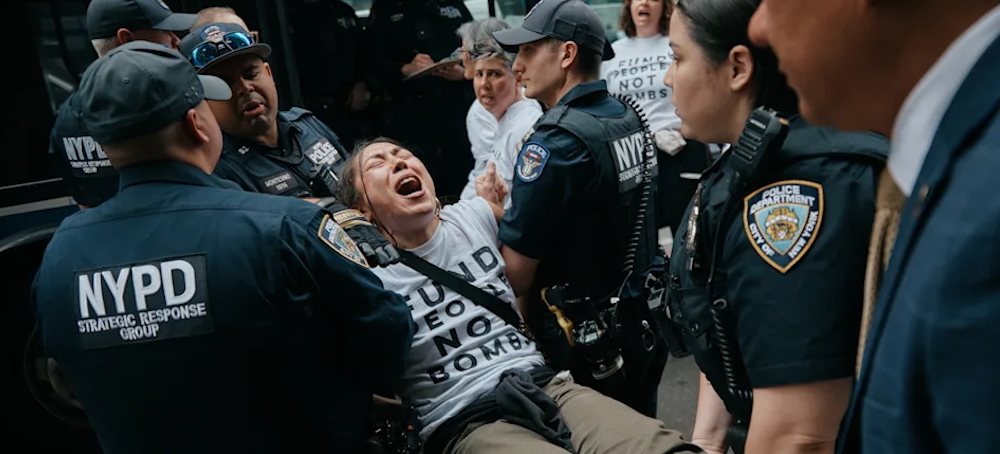 Dozens Arrested as Protesters Demand Schumer and Gillibrand Block Sale of Bombs to Israel