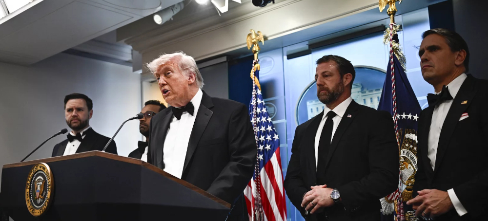 A Suspect Is in Custody After Trump Is Rushed From Correspondents’ Dinner
