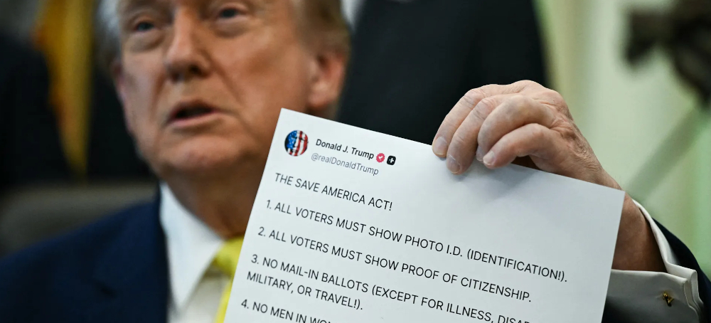 Trump’s SAVE Act Obsession Ties Senate in Knots