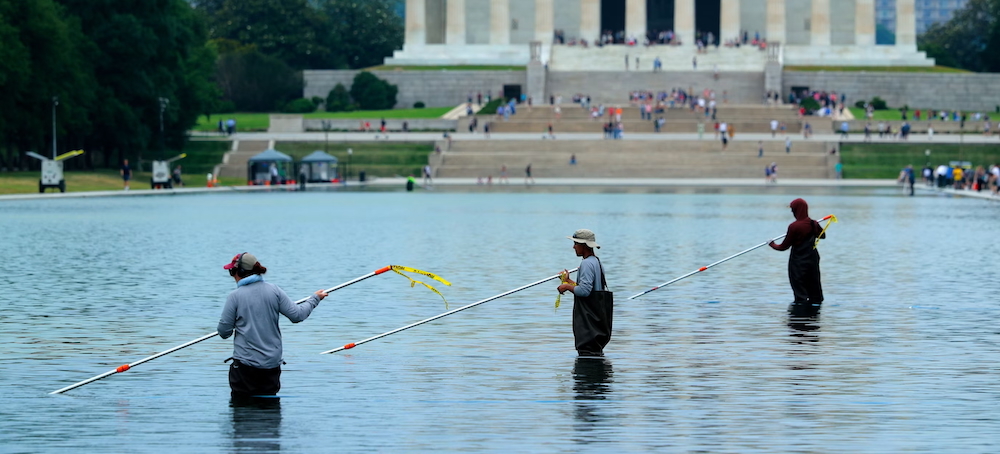 Vandalism at the Reflecting Pool? Yes—It Was Committed by Donald Trump