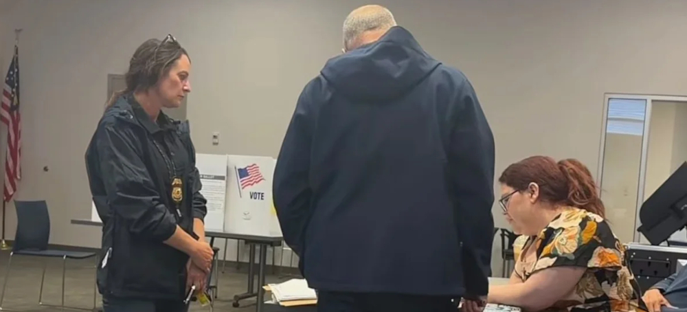ICE Agents Entered a Polling Place to Demand a Poll Worker Delete Her Instagram Post