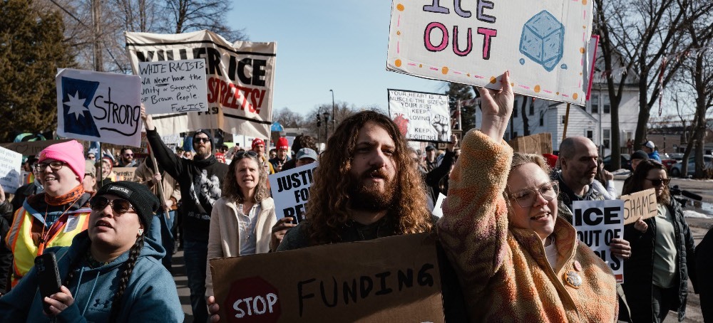 Anti-ICE Organizers Shift Focus to Defend Democracy From Trump Assault