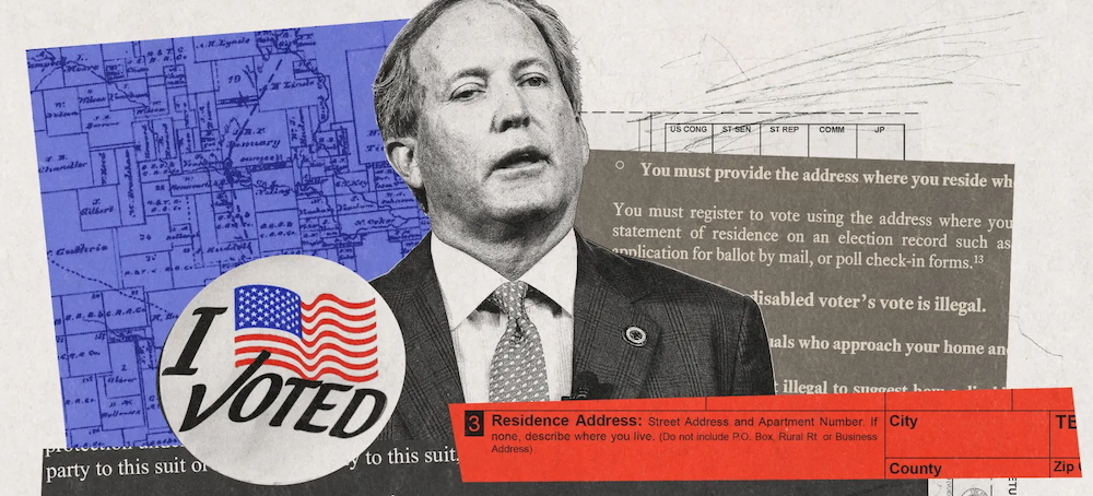 Ken Paxton Vowed to Crack Down on “Illegal Voting.” He May Have Violated Texas Election Law.