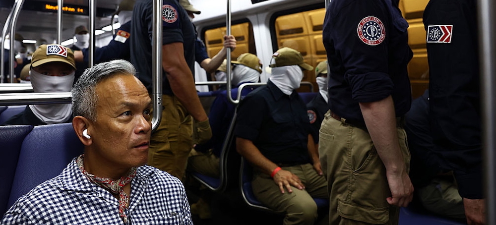What a Subway Ride With White Supremacists Taught Me About America