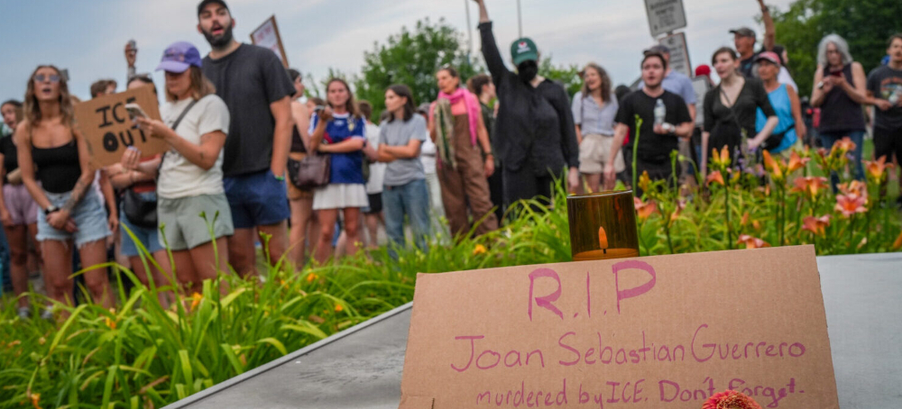 Hundreds protest in Maine Over the Fatal Shooting of a Colombian Man by ICE