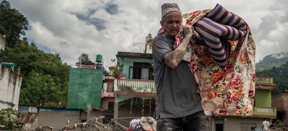 Devastated by Floods and Overwhelmed by Bodies, Nepalis Weep for What Remains of Their Homes