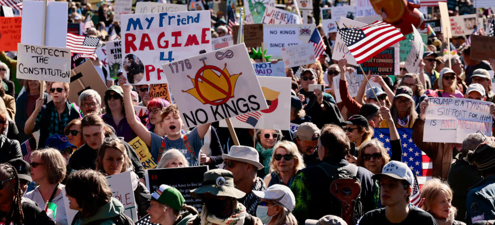 "No Kings" Says Meta Cut Off Access to Instagram Account on Key Protest&nbsp;Day