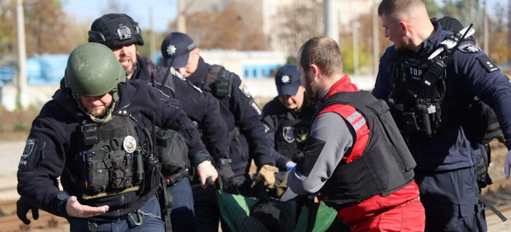 Russian Drone Attack on Train Station Kills 13 in Ukraine’s Dnipro