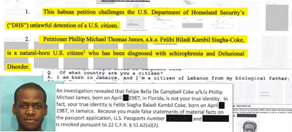Documents Support Claim ICE Has Detained a Mentally Ill Us Citizen Since January