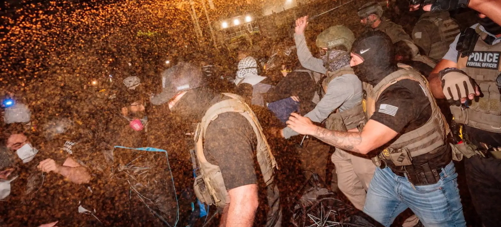 Inside the Protests at Delaney Hall, the New Front in Trump’s Immigration War